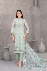 Dilkash Embroidered Fancy Organza Vol-01 D-4274